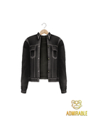 Admirable- Denim Jacket (Black)