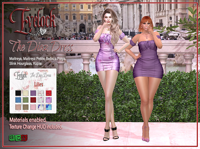 Evelock Diaz Dress - Lilies