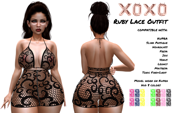 XOXO - Ruby Lace Outfit