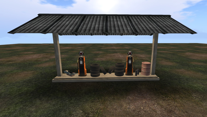 Small Desert Gas Station