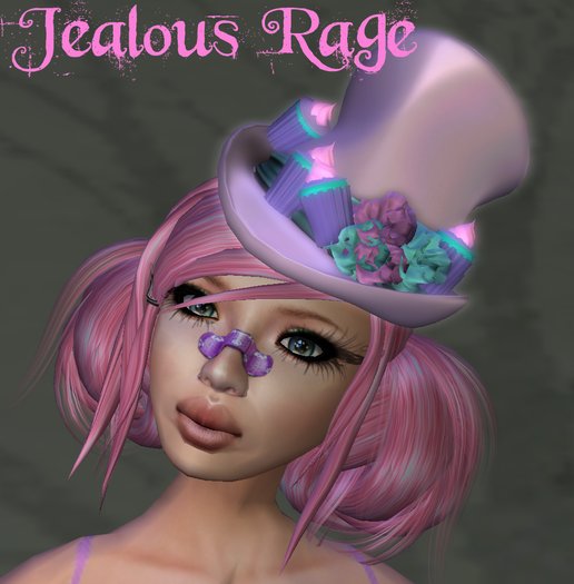 Jealous Rage Cupcake Tophat Pink Boxed