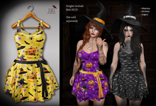 (*<*) 1313 Tabitha Dress - Witchy Yellow