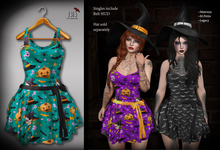 (*<*) 1313 Tabitha Dress - Witchy Teal