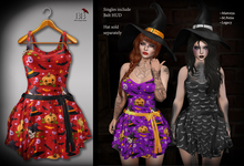 (*<*) 1313 Tabitha Dress - Witchy Scarlet