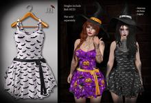 (*<*) 1313 Tabitha Dress - Batty White