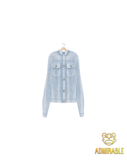 Admirable- Oversized Denim Jacket (Beached)
