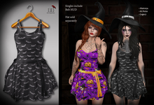(*<*) 1313 Tabitha Dress - Batty Black