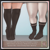 [HC] Presley Coffee Socks for Inithium, Maitreya, Legacy, Slink, Belleza, Tonic, Signature & eBody
