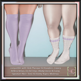 [HC] Presley Lilac Socks for Inithium, Maitreya, Legacy, Slink, Belleza, Tonic, Signature & eBody