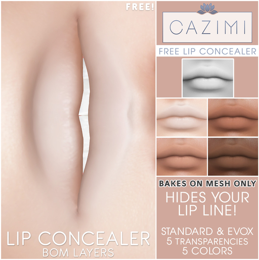 !Unpack CAZIMI: Free BOM Lip Concealer