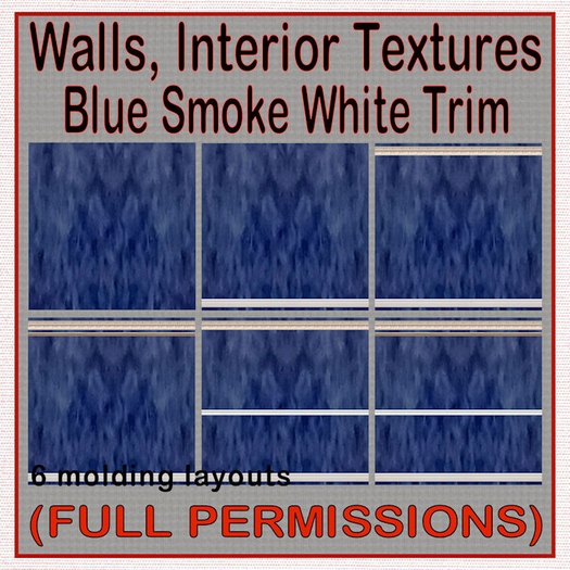 FP, Wall Interior Textures Blu Smoke Walls 5 Rails 