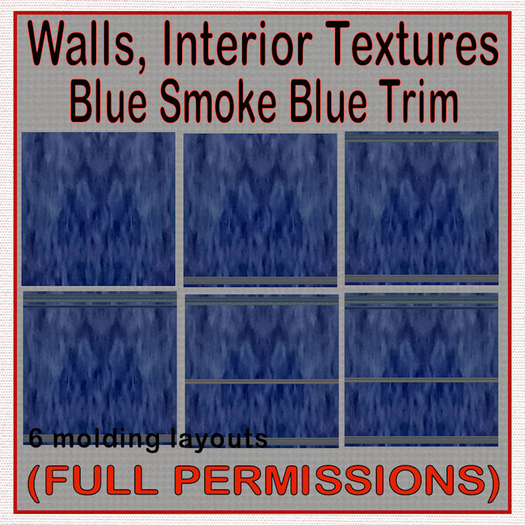 FP, Wall Interior Textures Blue Smoke Wall Blue Rails 5