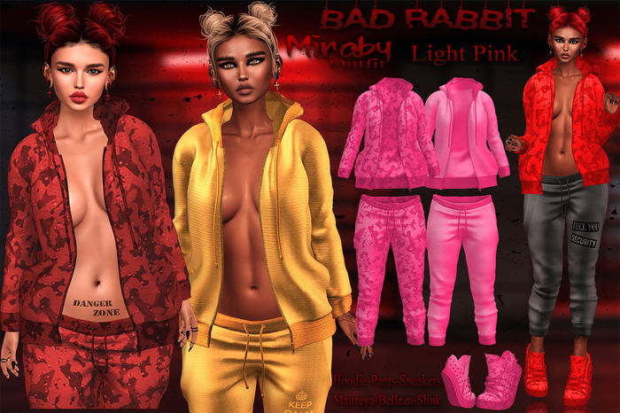 .:Bad Rabbit:. Miraby Outfit Light Pink