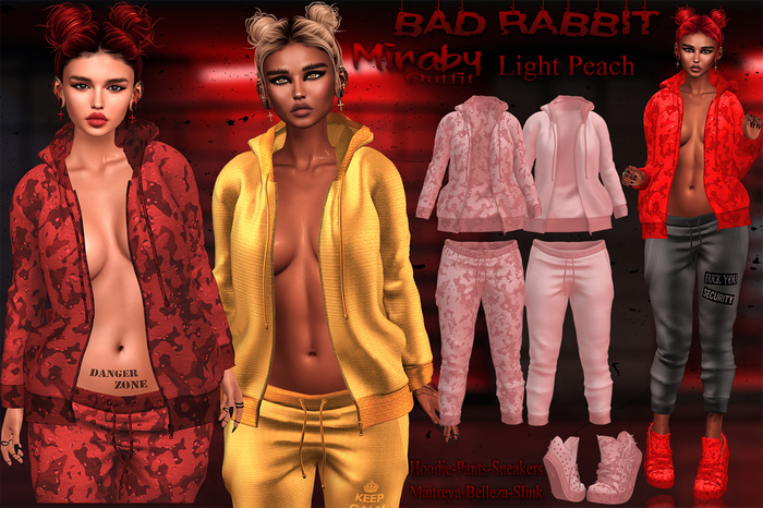 .:Bad Rabbit:. Miraby Outfit Light Peach