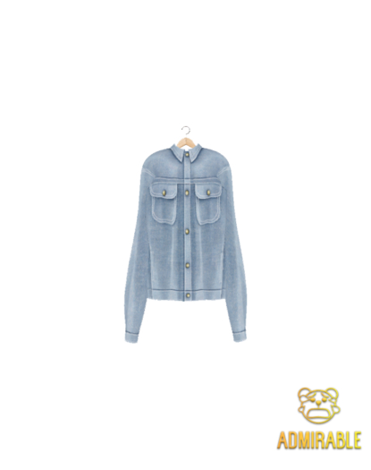 Admirable- Oversized Denim Jacket (Light)