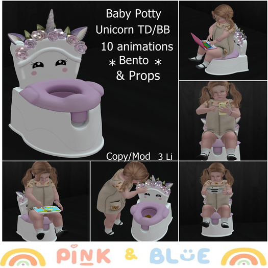 Baby Potty  Unicorn TD/BB