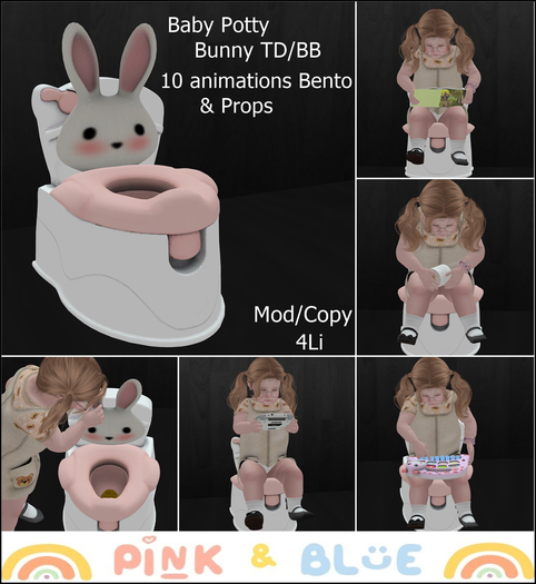 Baby Potty  Bunny TD/BB