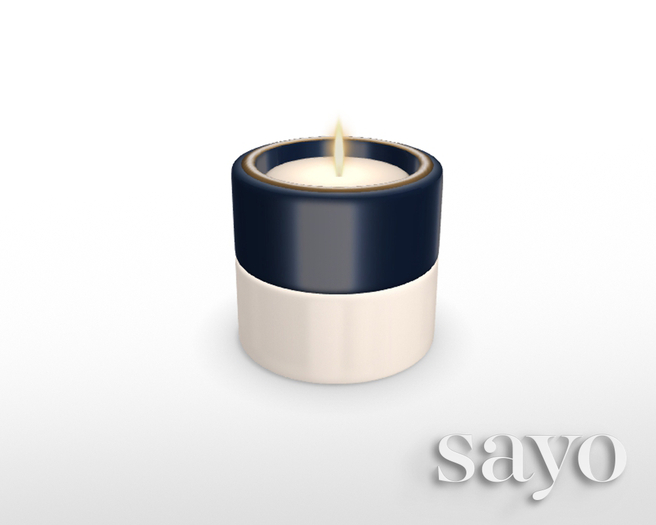 SAYO - Tribeca Colorblock Candle
