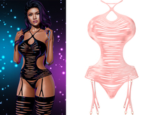 Pepper Ripped Top [Champagne Pink] - Maitreya (+Petite) • Legacy