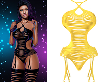 Pepper Ripped Top [Honey Yellow] - Maitreya (+Petite) • Legacy