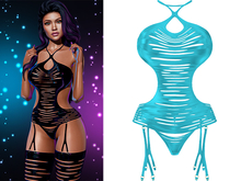 Pepper Ripped Top [Turquoise Blue] - Maitreya (+Petite) • Legacy