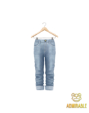 Admirable- Cuffed Jeans (light)