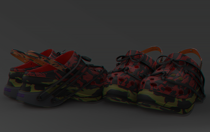 //O. RUBYROSE 'JUSTLOVE' /ORIGINAL CROCS