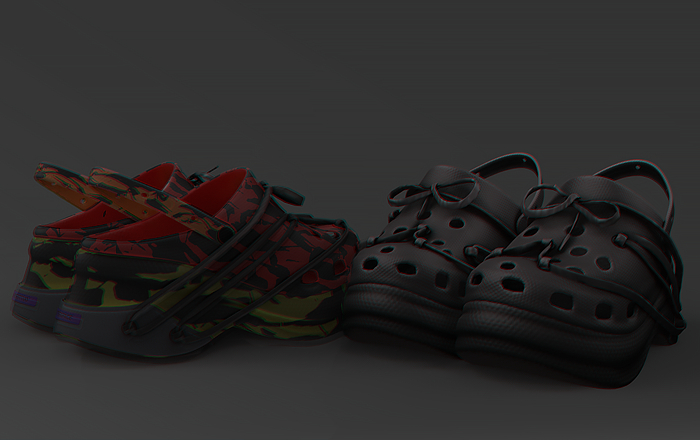 //O. RUBYROSE 'JUSTLOVE' /FATPACK CROCS