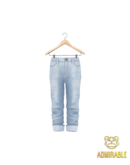 Admirable- Cuffed Jeans (Bleached)