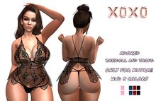 XOXO - ADORED babydoll and thong KUPRA ONLY