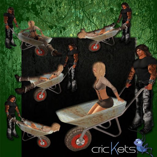 Crickets ~ Flirty WheelBarrow Fun! Package
