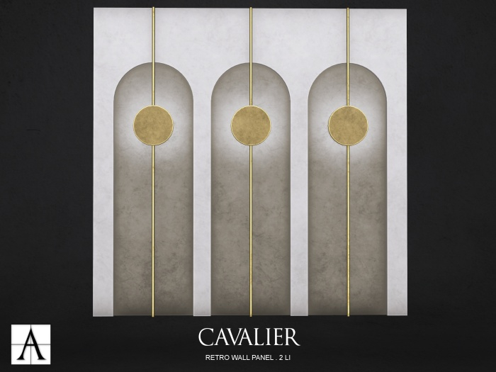 Architect. Cavalier Panel (white/gold)