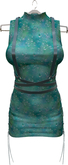 RAINDROPS Hip Laced Dress w Harness