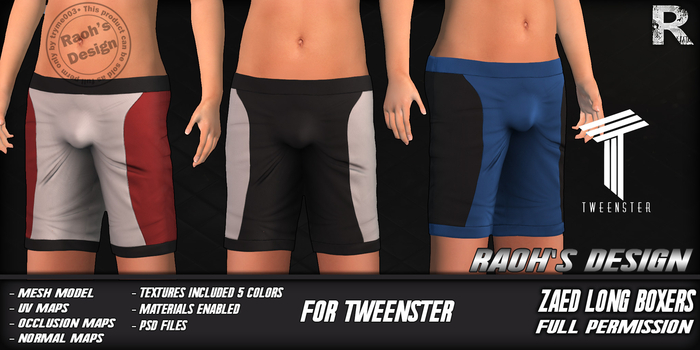 -Raoh- Zaed Long Boxers TWEENSTER -DEMO-
