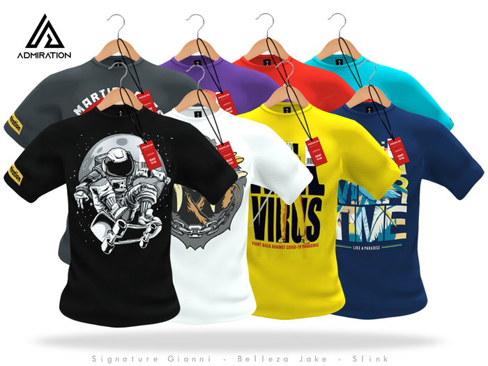 50% Off Admiration - G Tee Fatpack Gianni Jake Slink