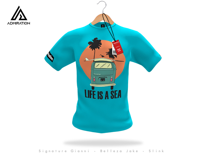 Admiration - Beach G Tee Jake Gianni Slink