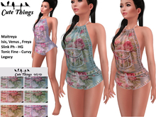 [CT] Mini Romper  Vintage Jeans HUD 6 colors - Slink - Legacy - Maitreya -Tonic -Belleza