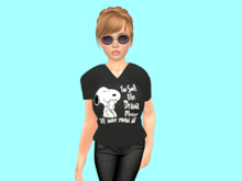 Ladies Snoopy Shirt-#13