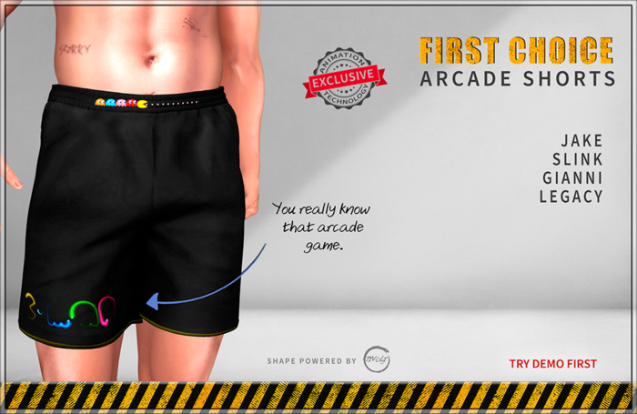 -= Arcade Shorts =-