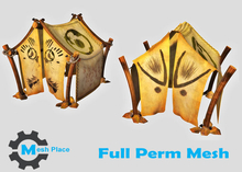 Mesh Place - Ancient Tribal Tent - Full Perm Mesh