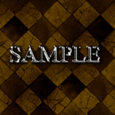 Zoy Texture [ Rhombus Tile ] Seamless - Yellow Brown