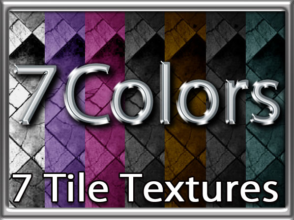 Zoy Texture [ Rhombus Tile ] Seamless - 7 Colors