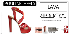 Baiastice_Pouline Heels-Lava