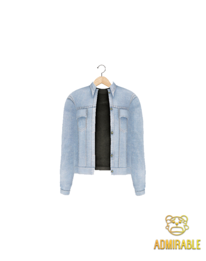 Admirable- Denim Jacket (Bleached )