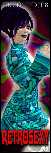 Dare Designs: Retrosexy - cyan