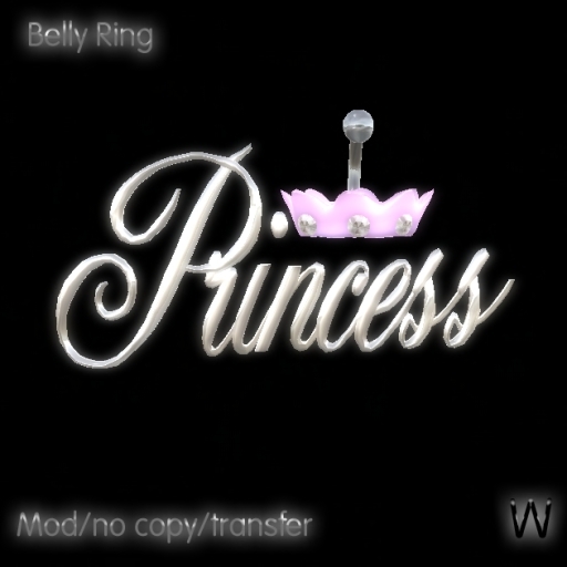 ~WC~ Belly Ring "Princess"