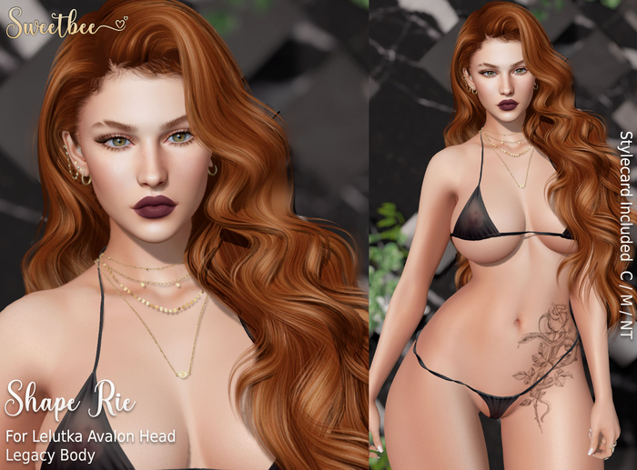 [Sweetbee] - Shape Rie (Lelutka Avalon Head)