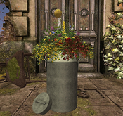 CJ Harmony Zinc Milk Churn Wild Flower 1
