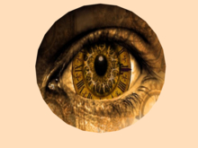 Steampunk Wall Plaque-Eye