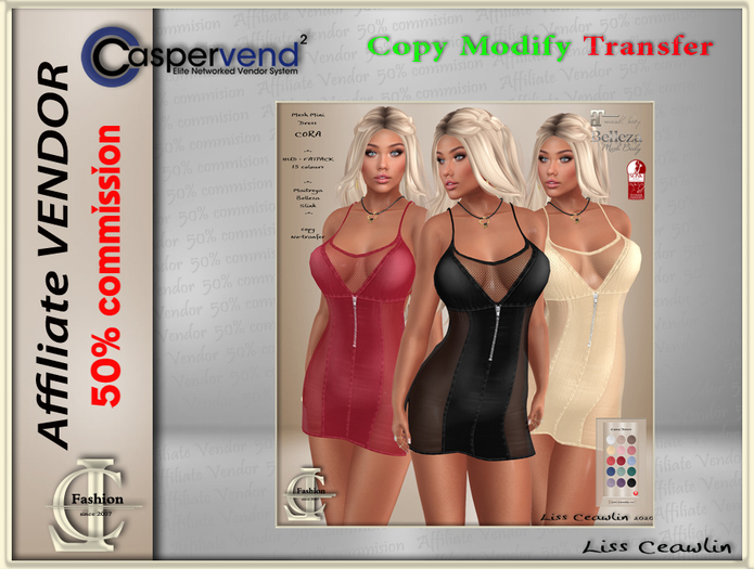 LC Affiliate Vendor - Cora Dress [8 vendors]
